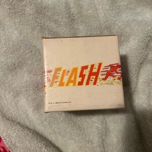 DC Comic Book Hero Mugs Box with Red and Blue Design